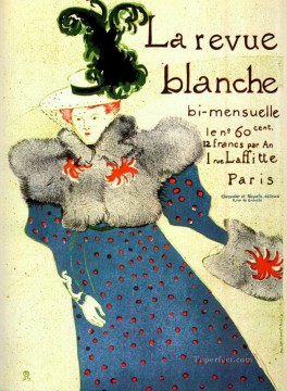  blanco lienzo - el diario cartel blanco 1896 Toulouse Lautrec Henri de